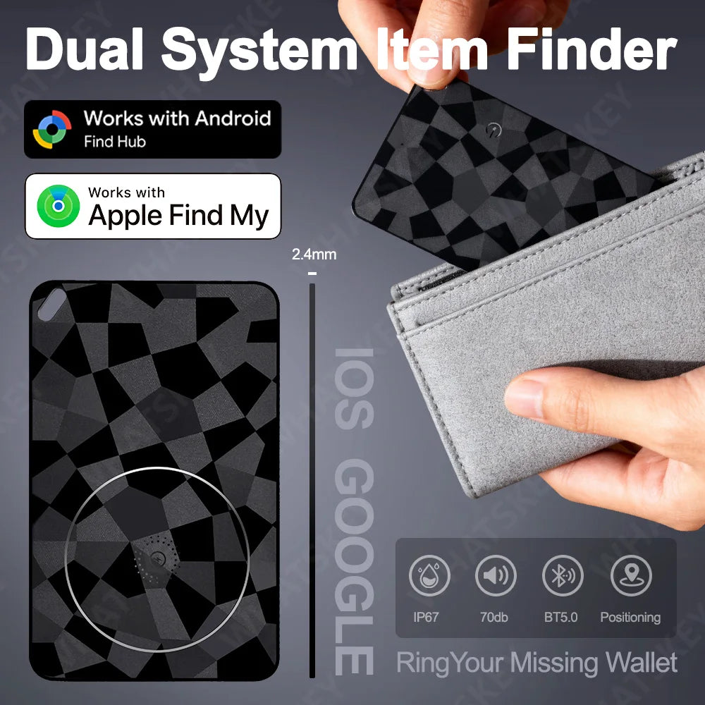 iPhone & Android Wallet Tracker Card