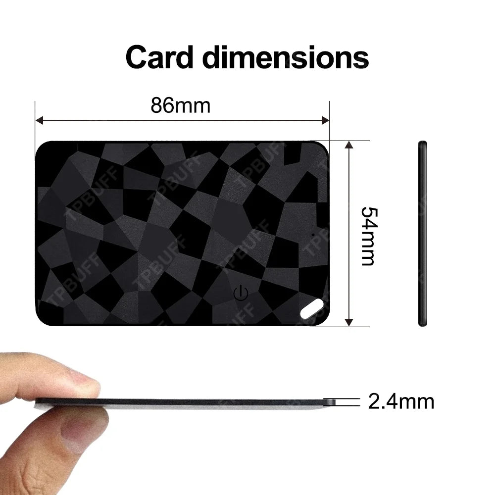 iPhone & Android Wallet Tracker Card