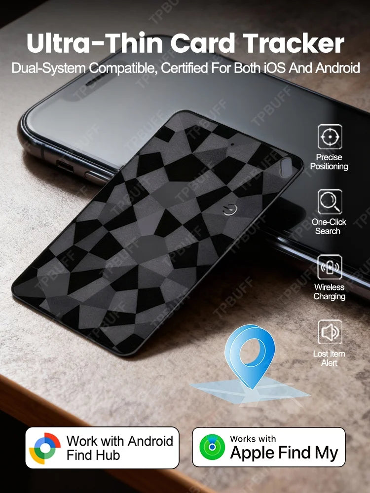iPhone & Android Wallet Tracker Card
